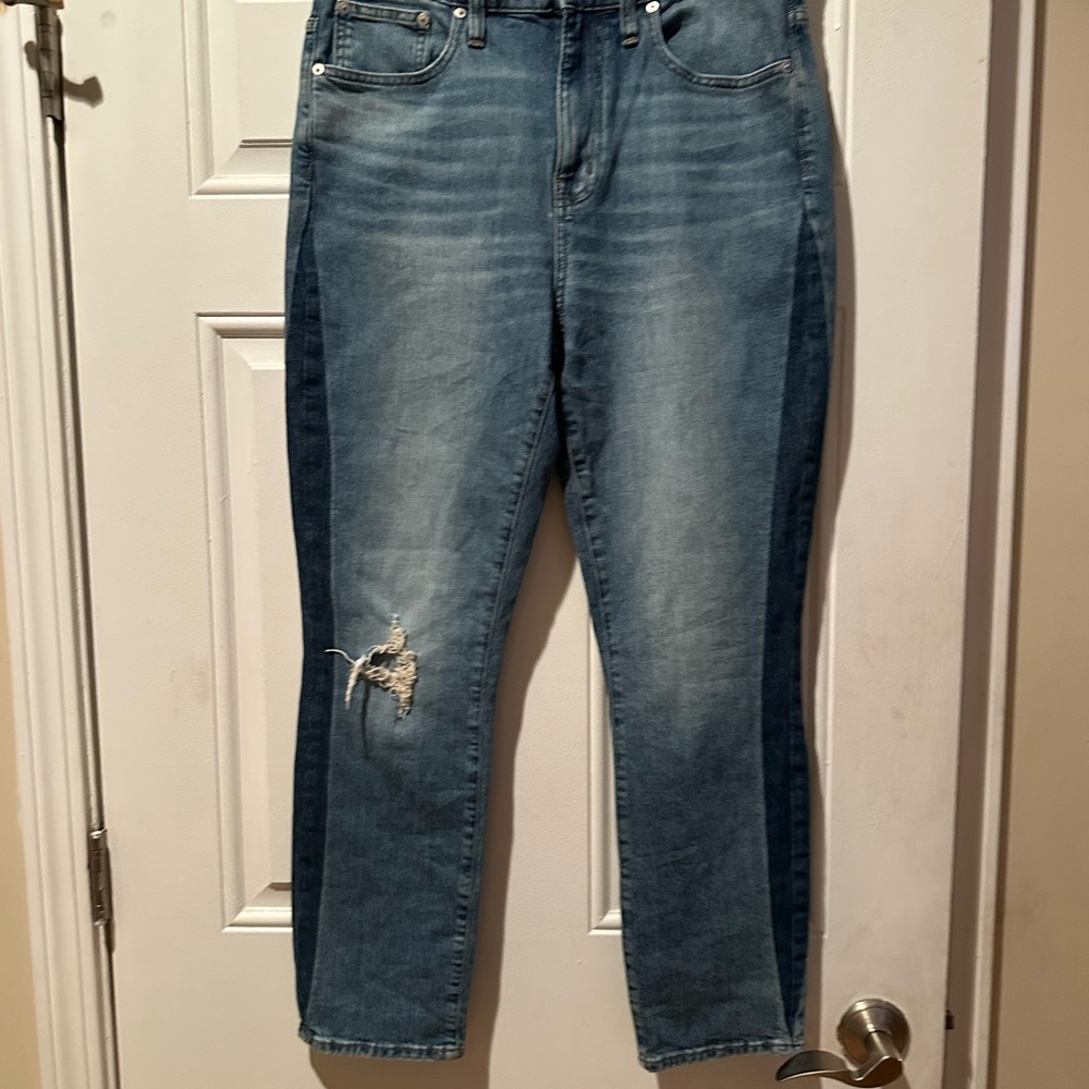 Madewell High Rise Slim Boy Jeans